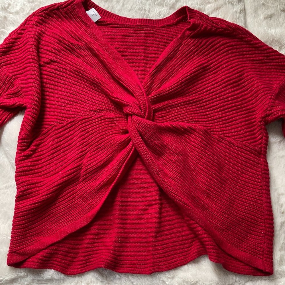 Hollister Red Knit Shirt